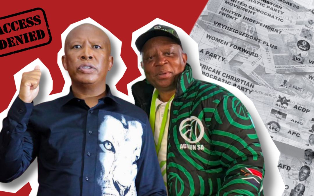 Analysis: What are Mashaba and Malema hiding?