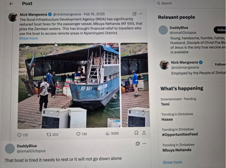 Zimbabwe ferry disaster: Why did the Mbuya Nehanda sail that day?